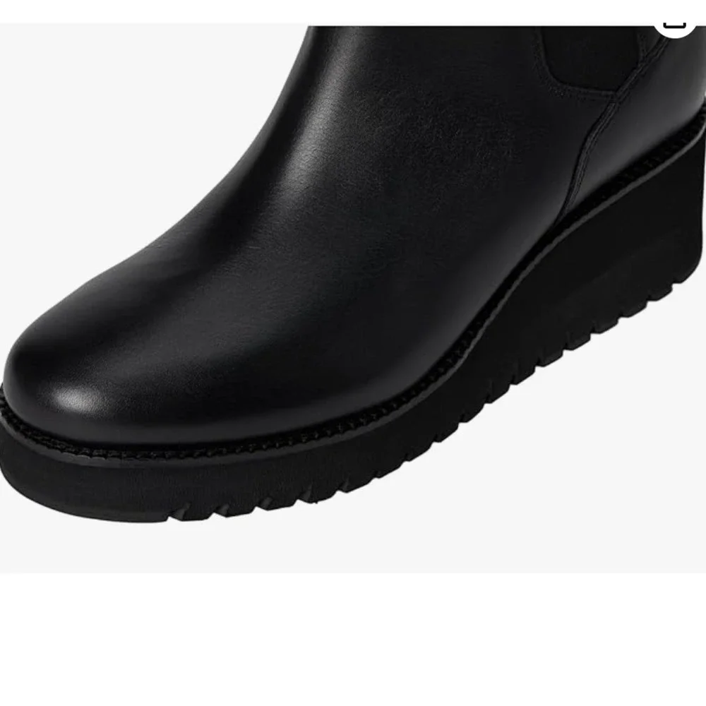 Cole Haan Size 9.5 N Narrow Black Leather Waterproof Boots NEW ZeroGrand $279‎